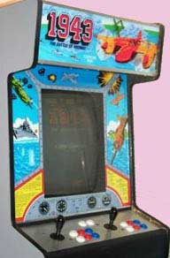 1943 Battle of Midway Arcade Game Cabinet