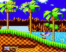 Sega Genesis Sonic the Hedgehog Game