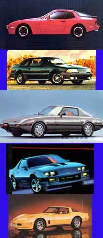 Sports Cars of the 1980's