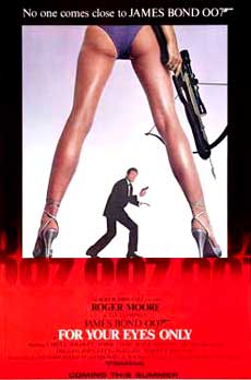 James Bond For Your Eyes Only Movie Poster